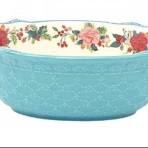 Pioneer Woman Oval Christmas Serving Bowl